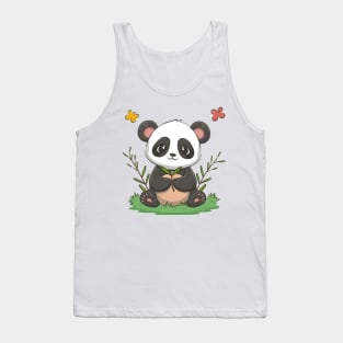 Cute Panda Tank Top